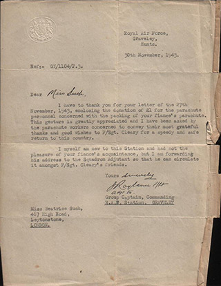 Letter, 30th November 1943