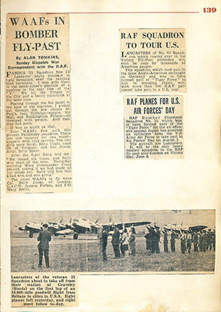 Page 108, WAAFs in Bomber fly